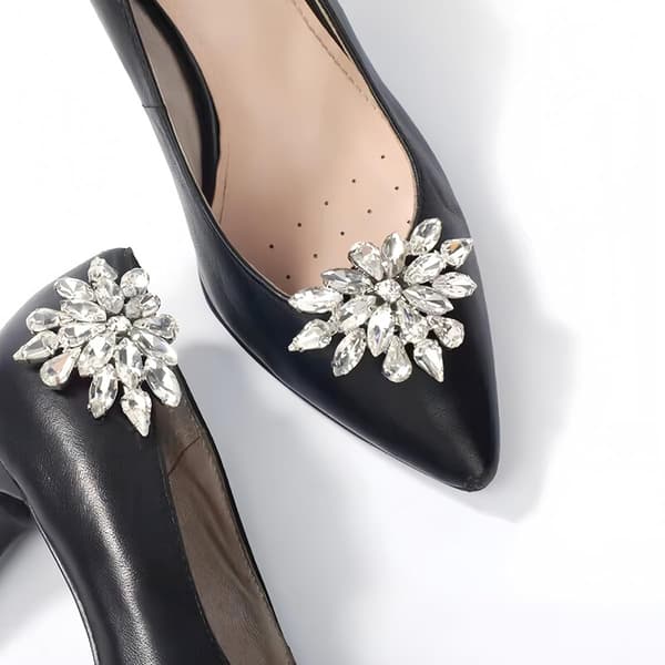 Sko Clips til Kvinder Kjole Sko Elegant Rhinestone Sko Accesso