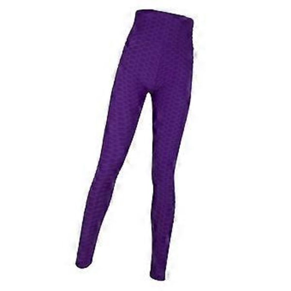 Naisten joogahousut, treenihousut, juoksuhousut, joustavat, kevyet ja - Värivaihtoehtoja ja kokoja (Purple XL)