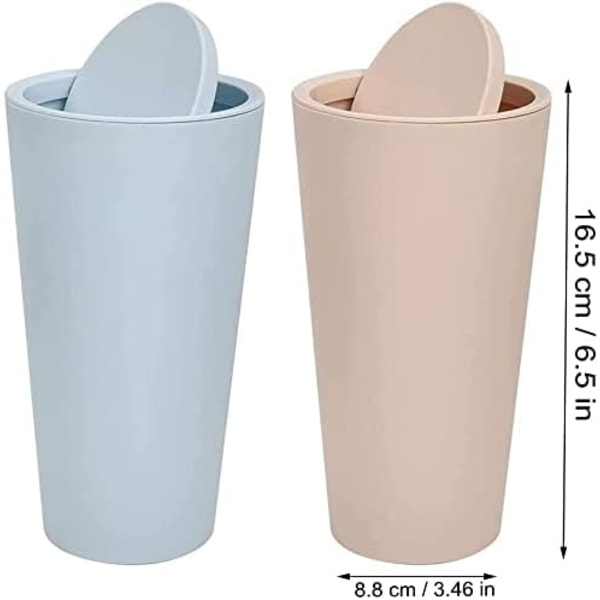 2 Pieces Mini Car Trash Can, Auto Car Trash Can, Trash Holder Cas