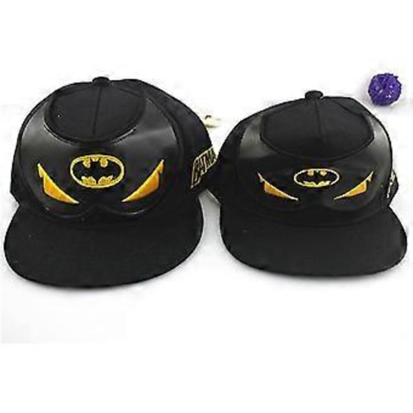 Barnkeps Pojkar Flickor Basebollkeps Hip-hop Snapback Utomhus Sport Solskydd Kepsar Gåvor Flerfärgad Valfri (Svart)