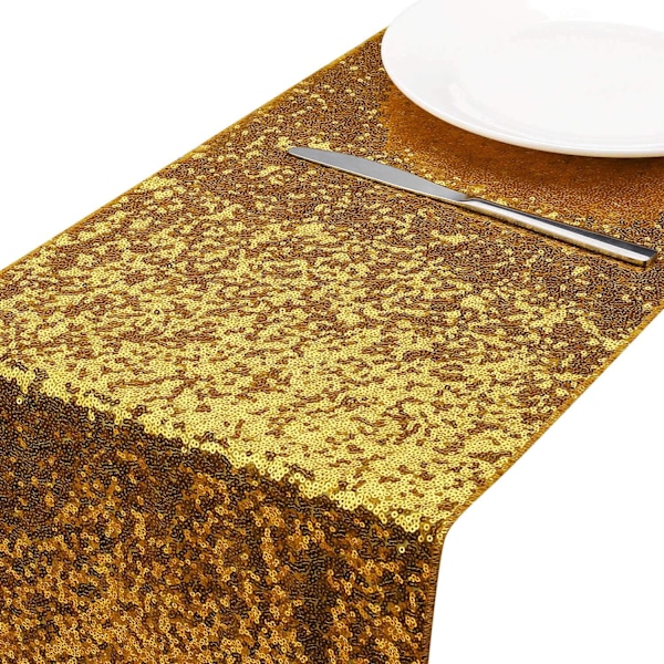 Sekvensbordlöpare Glitterduk för Bröllop Födelsedag Fest
