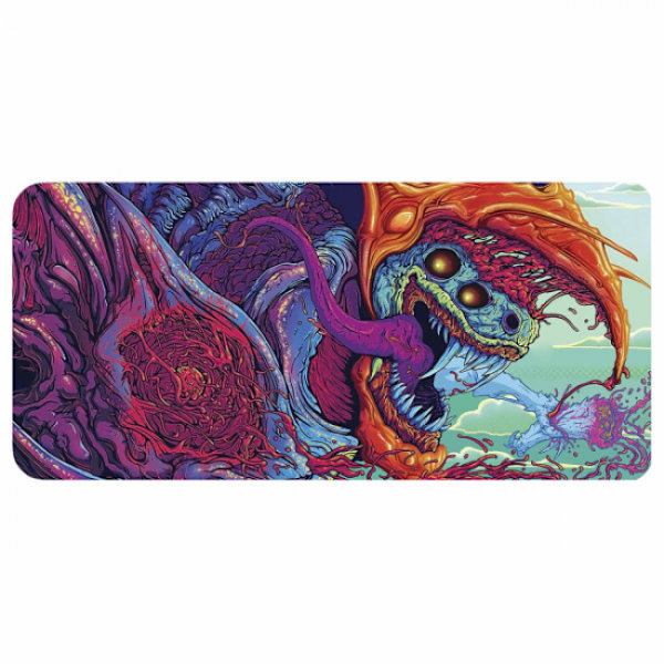 80 x 30 cm flerfarget musematte, Monster