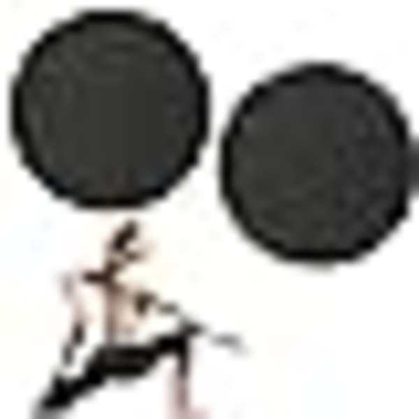 Yogaknäskydd 2-pack, tjockt yogaknäskydd, träningsdynor för knän armbågar handledshänder huvud skum Pilates knäskydd