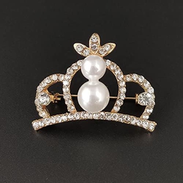 Kristalli Rhinestone Prinsessa Kuningatar Kruunu Rintaneula Tiara Kruunu Brosseja Naisille Kruunu Tiara Häät Juhlaan/Pitoihin/