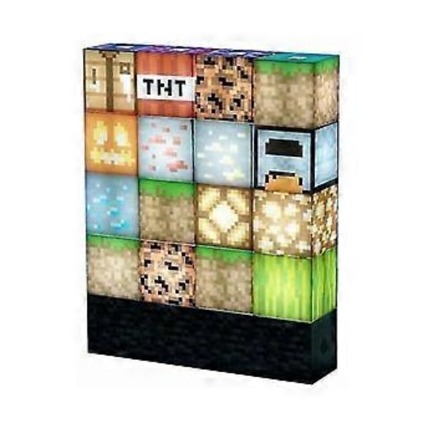 16 stk. Byggekloss Lys Lampe Skrivebordslampe Spleising Lys Sy Lampe