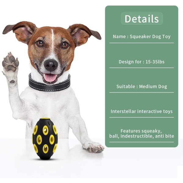 Interaktiv leksak för små och medelstora hundar - Robust leksak för