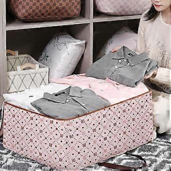 Oxford stof quilt opbevaringspose vandtæt opbevaringspose foldbar flyttepose  style1095