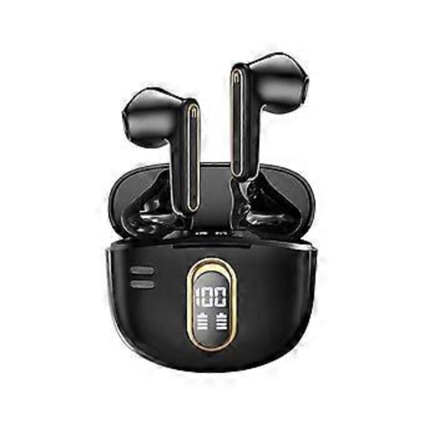 Bluetooth Hörlurar Erbjudanden Trådlöst Bluetooth Headset 5.3 Intelligent Brusreducering LED Intelligent Digital Display Högkapacitetsbatteri Headset