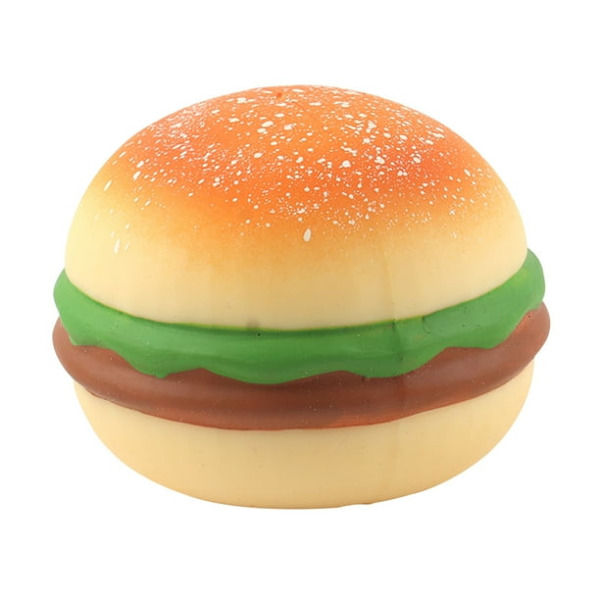Mjuk Plast Simuleringsmat Avlastning Leksak Burger Squ