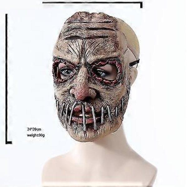 Halloween Stor Mun Demon Läskig Clown Mask, skräckmasker, kuslig Mask För Festscenföreställningar, Spökhus -NMAOV