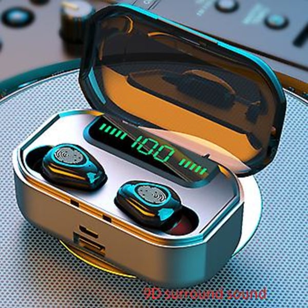 Bluetooth-kuulokkeet Langattomat Liike-kuulokkeet Handsfree Stereo Melunvaimennus (Digitaalinen Valkoinen)
