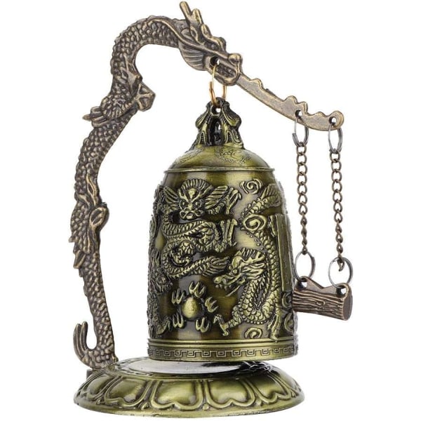 Vintage Dragon Bell, Petit accrocher dekoration Ornement de Cloch