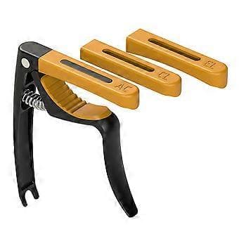 Gitarrinstrument Stämklämma Gitarrtillbehör Universal för Akustisk Klassisk (Svart)