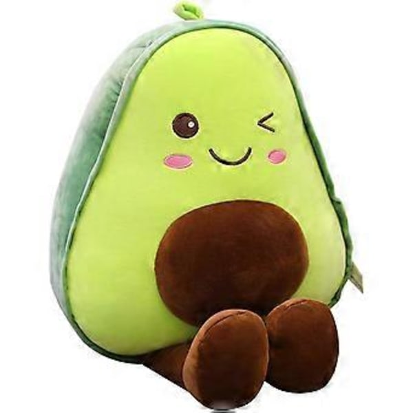 Sööt Plush Avocado -lelu Mini Mukavuutta Tarjoava Plush-tyyny Nukkea Plush Pehmeä Avocado plush-tyyny 30 cm.
