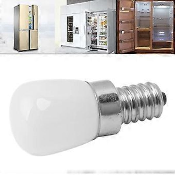 5 stk. LED Køleskabspære Køleskabslampe E12 til Fryser Hjemmebelysning Energibesparende 120V Varmt Lys