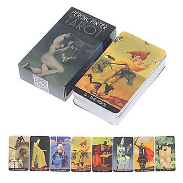 Ferenc Pinter Tarotkort Party Spådom Divination Brädspel Psykiska Kort