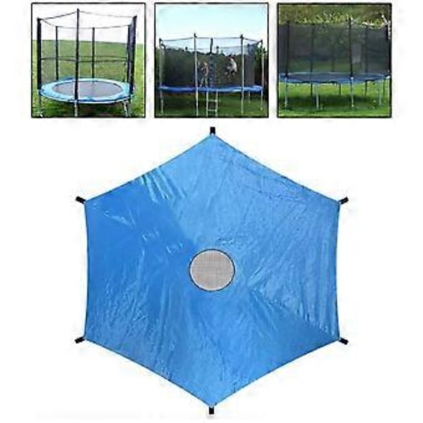 Trampolinskydd Solskydd Trampolintillbehör Trampolinmarkis Trampolintak för Park Utomhus (12ft)