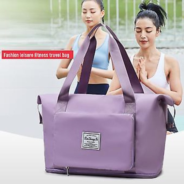 Foldbar Vandtæt Tote Bag til Rejser og Fitness, Tør og Vådt Adskillelse, Stor Kapacitet ( )