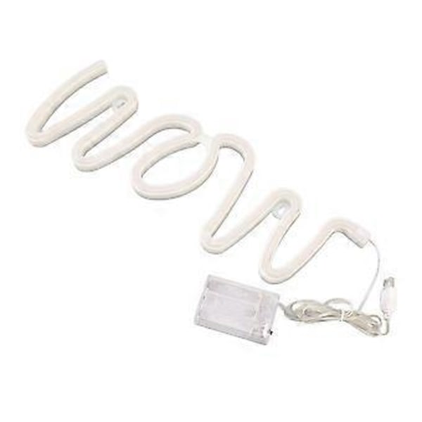 LED Neon Lys Neon Skilt Lampe Dekorativ Natlampe til Hjem Soveværelse Bar Butik Ornament Fødselsdagsgave Pink Lys