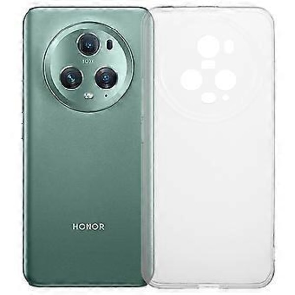 För Honor Magic5 Pro Skal TPU Telefonfodral Vattenmärkesresistent, Kristallklart()