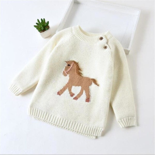 Knitted Baby Clothes Beige 3T
