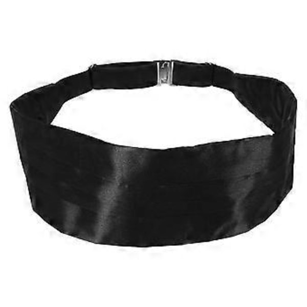 Satin Cummerbund Siden Cummerbund Justerbar Förknuten Cummerbund För Män Bröllop Alla Formella Tillfällen