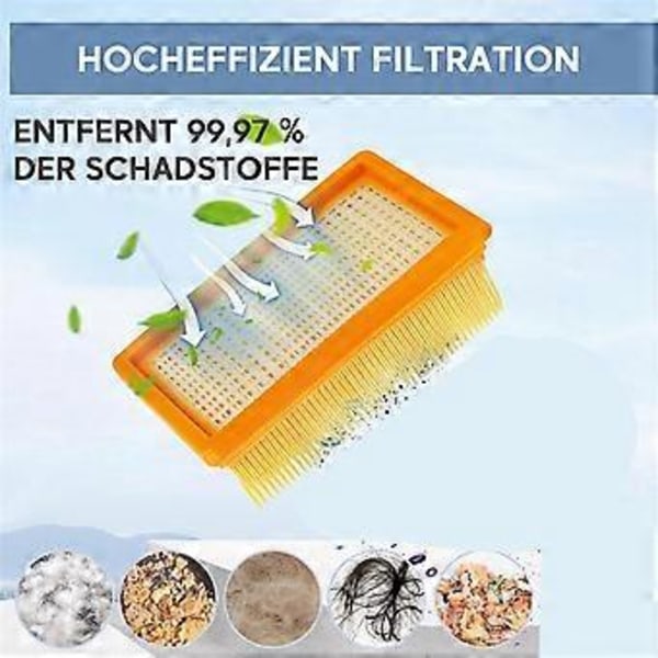 10 KFI 487 Støvsugerposer med 2 KFI 4410 Filtre for Karcher WD4 WD5 WD6 WD5P WD6P MV4 2.863-0