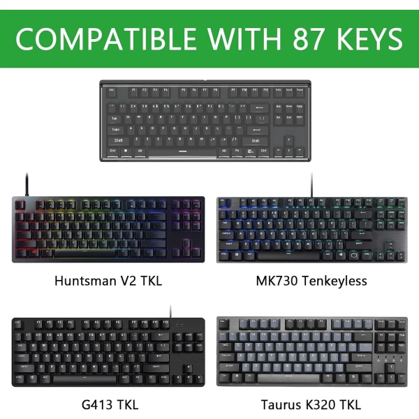 TKL Kirkas Akryylinäppäimistön Pölysuoja 80% Kompaktille Mekaniikalle