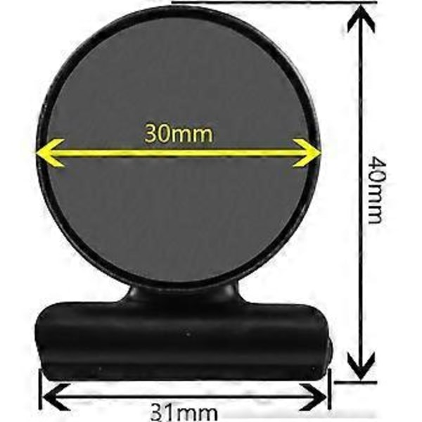 20 Pakning Svarte Magnetiske Klyper Kjøleskapsmagneter med Klyper, Kjøleskapsmagnetklyper, Magnetklyper for Whiteboard Skap Fotovisninger Hjemme og på Kontoret
