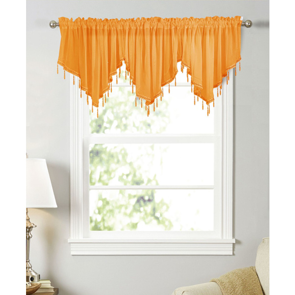 Faste Farvede Vinduesgardiner Valance 51x24 Soveværelse Hjemme Dekoration