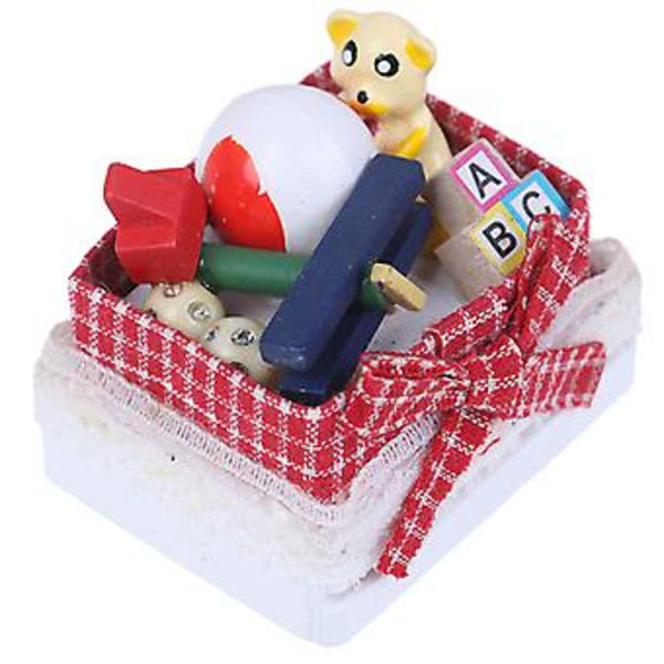 1:12 Nukenukkekoti Miniatyyri Karhu Leikkikassakaappi Mallilelut Nukenukkekoti Koristeluun