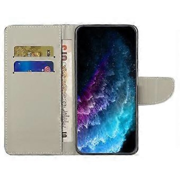 Til Motorola Moto G55 5G Etui Kryds Tekstur Læder Telefon Cover Mønster Print (Style H)
