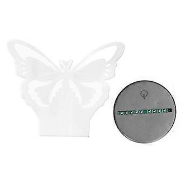 Nattlampa 7 Färger Touchkontroll USB-Laddning Batteridriven 3D Vivid Form Sänglampa för Sovrum Barnrum