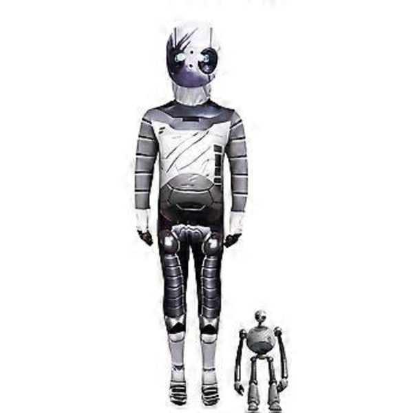 The Wild Robot Cosplay Kostym Jumpsuit Party Maskerad Bodysuit För Barn Vuxen (150)