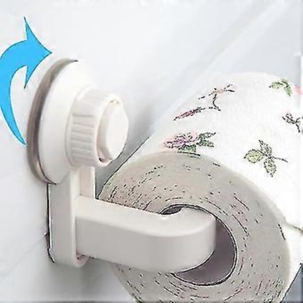 SZTXJ Sugekop Holder Køkken Badeværelse Opbevaring Vandtæt og Fugtbestandig Håndklædeholder Toiletpapirholder (Sort)