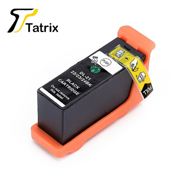 Tatrix For Dell 21 22 23 24 Ink Cartridge Dl21 Inkjet Cartridge Compatible For Dell V313 V313w V515w P513w P713w V715w Printer 1 set 2pcs