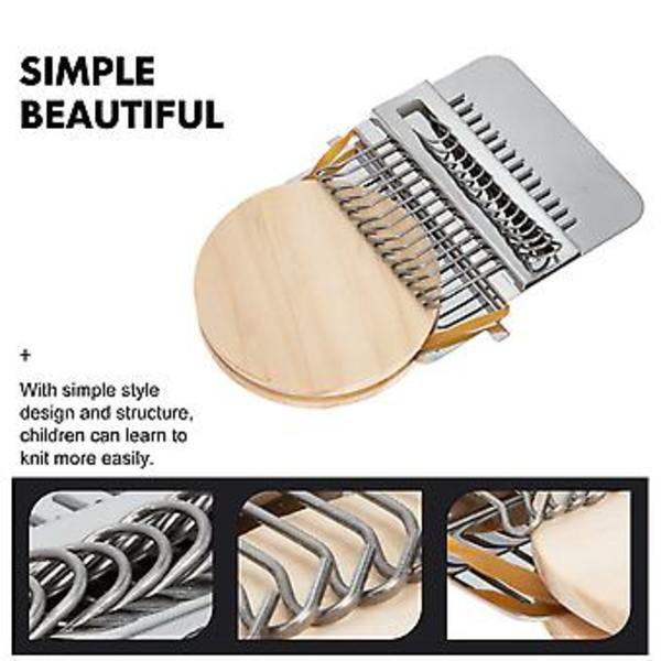 1 Set Mini Vävstol Verktyg Väva Verktyg Stickning Mini Vävstol Maskin Garn Stickverktyg
