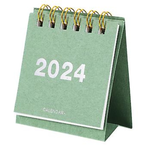 Vapaasti Seisova Kalenteri 2023 2024 Työpöytäkalenteri Työpöytäkalenteri Pöytäkalenteri Toimistoon 7X6.3X3.2CM Vihreä