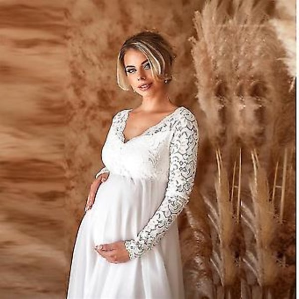 Hvide Graviditetskjoler Til Babyshower S