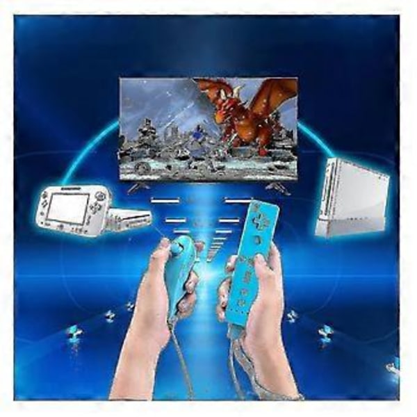 Hvit Wii Fjernkontroll For Wii Og Wii U Konsoll