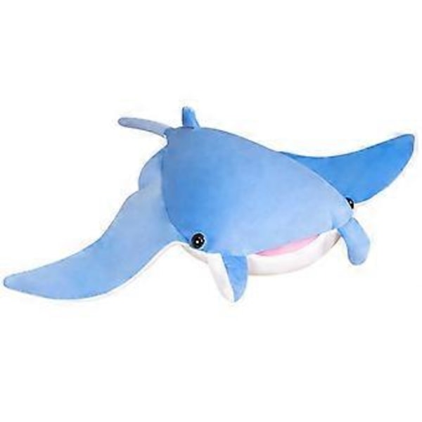 Mantarokke fisk akvarium mantarokke akvarium plyslegetøj (himmelblå)