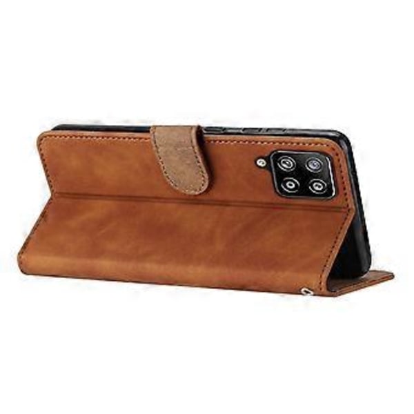 Til Galaxy M32 (Global Version) 4G Telefon Cover (Brun)