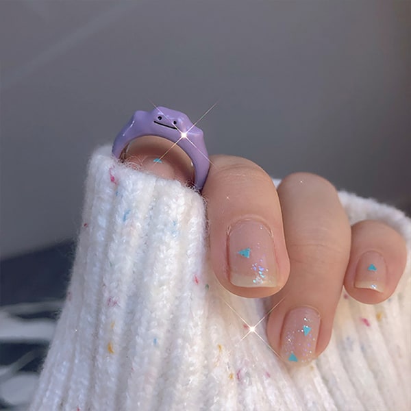 Justerbar Ring for Kvinner Monster-ringer Trendy Ring