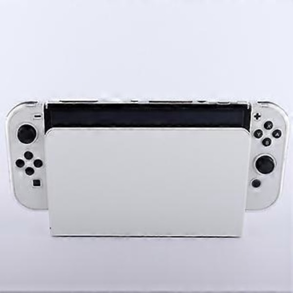 Typ C För Nintendo Switch OLED Skydd Transparent Hårt PC-skal med Ställ (Stil C)