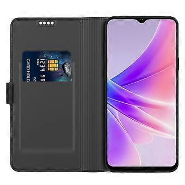 For vivo V30 SE 5G Deksel Magnetisk Lås Folio Lær Telefondeksel (Stil A)