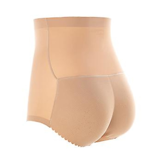 Sømløse Hip Padded Truser Pustende Ass Lifter Padded Truser Hip Enhancer For Kvinner Ny(L Hudfarge Høy Midje)