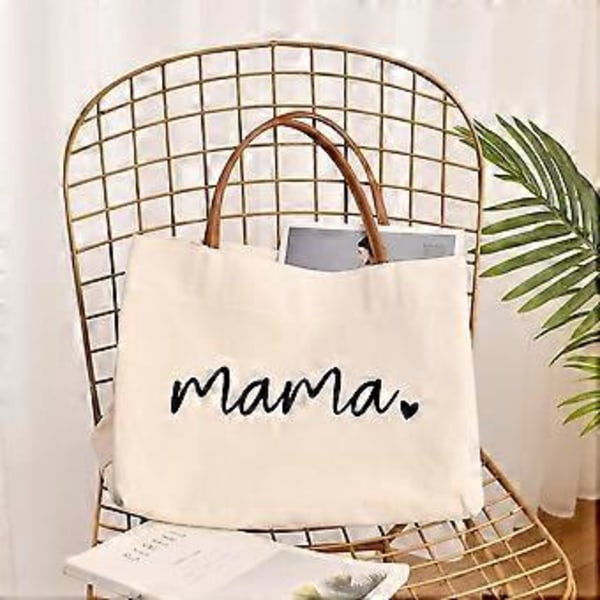 Mor Mama Taske Mor Gaver Momlife Tote til Shopping, Strand, Rejser, osv.