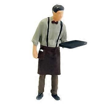 1/64 Person Servitør Mann Scene Jernbanemål