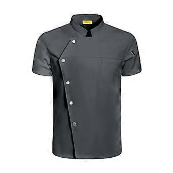 Arbetskläder Uniform Storkök Plus Size M Storlek Vit (L Storlek Grå)