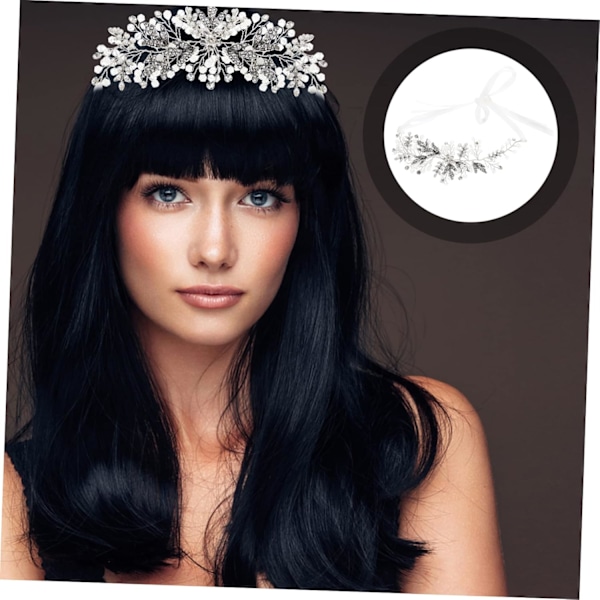 Brudkronan Legering Miss Dekorera Elasticitet silver